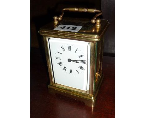 Brass carriage clock