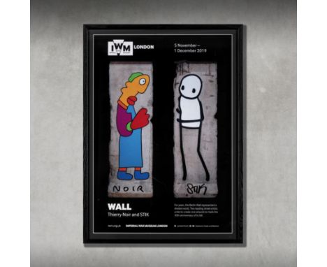 Stik (British 1979-) & Thierry Noir (French 1958-), 'Wall', 2019, C-Type print on 230gsm Fujicolor professional paper, signed
