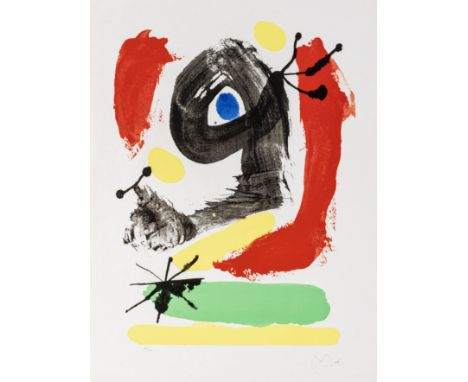 Joan Miro (Spanish 1893-1983), 'Untitled', 1964, screenprint in colours on wove paper, signed and numbered from an edition of