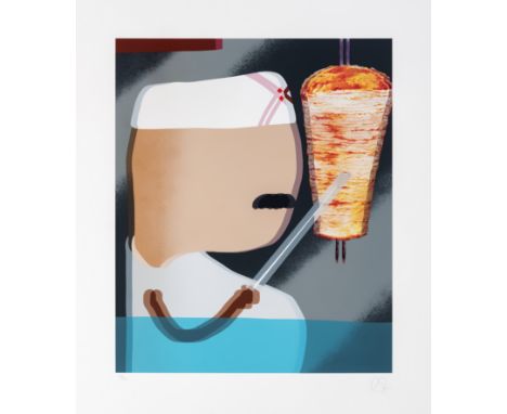 Oli Epp (British 1994-), 'You Spin Me Right Round', 2019, screen print in colours on 410gsm Somerset Satin paper, signed and 