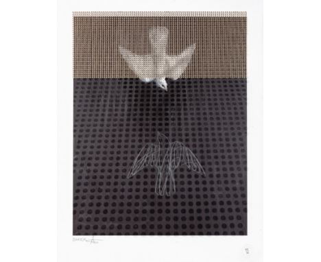 Charming Baker (British 1964-), ‘A Fall To Alms (War Child Special Edition)’, 2014, Archival inkjet and 3 colour screen print
