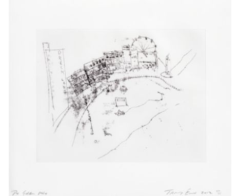 Tracey Emin (British 1963-), 'The Golden Mile', 2012, etching on 350gsm Hahnemuhle paper, signed, titled, dated and numbered 
