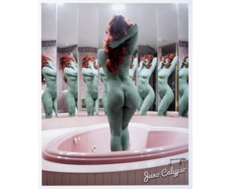 Juno Calypso (British 1989-), 'A Dream In Green', 2019, digital print in colours on smooth paper, signed in black ink; sheet:
