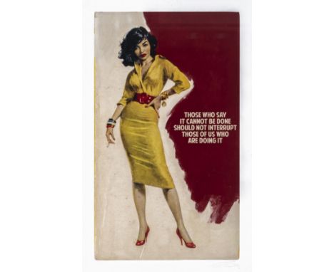 Connor Brothers (British Duo), 'Those Who Say It Cannot Be Done', 2021, giclee with silkscreen varnish on wove paper, signed,