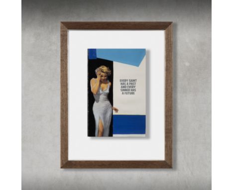 Connor Brothers (British Duo), 'Every Saint Has A Past And Every Sinner Has A Future', 2020, hand-painted vintage paperback w