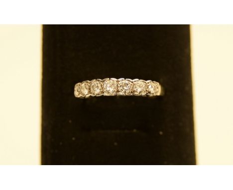 9ct gold diamond eternity ring approx 0.20ct each 2.79g size: R 