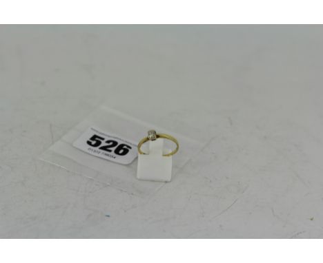 18ct size:K/L oval diamond ring total weight:1g  