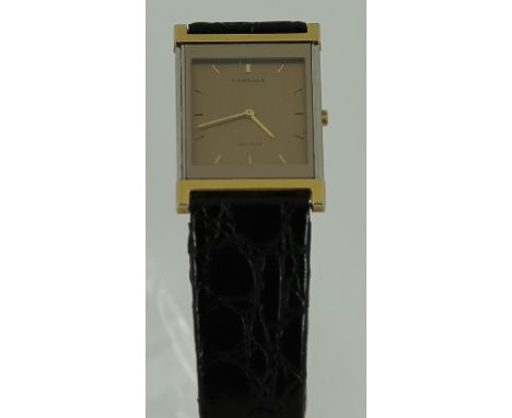 Mens seiko lassale quartz ultra thin vintage watch model number: 5a54-5119 