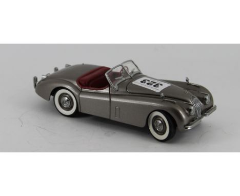 A Danbury mint scale model of a Jaguar XK120  