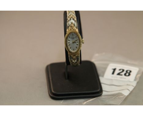 Ladies Rotary watch with gold intertwining rope style straps total weight 22.76g  