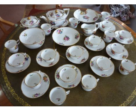 A good early 19th Century Spode Tea/Coffee Service comprising octagonal Tea Pot and Cover, two handled conforming Sucrier, Sl