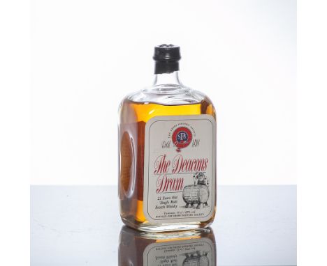 THE DEACONS' DRAM 21 YEAR OLD
Single Malt Scotch Whisky, bottled for the Shore Porters' Society. 75cl, 43% volume.
 CONDITION