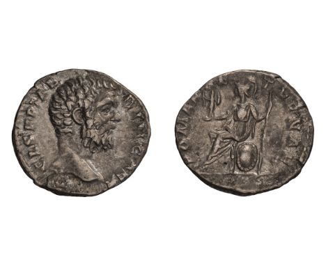  193-195 AD. Denarius, 2.96gg (1h). Rome, 194 AD. Obv: D - CL SEPT AL - BIN CAES Head bare right. Rx: ROMAE - [A]E - TERNAE R