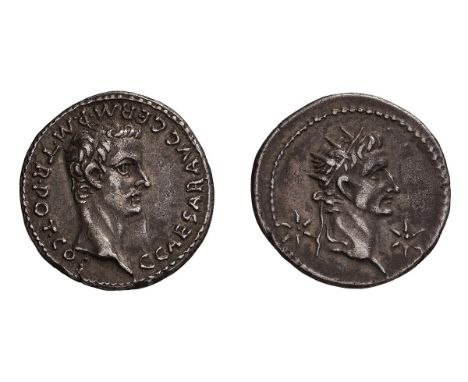  37-41 AD. Denarius, 3.74gg (2h). Lugdunum, 37 AD. Obv: C CAESAR AVG GERM P M TR POT COS Bare head of Caligula right. Rx: No 