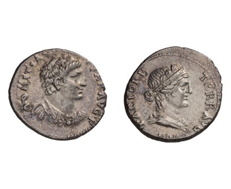  70-81 AD. Denarius, 3.23gg (7h). Ephesus, 71 AD. Obv: DOMITIAN[VS CAES]AR AVG F Bare-headed, cuirassed bust right, seen from