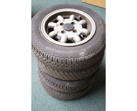 Set of four mini light alloy wheels 
