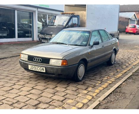 Vintage 1991 AUDI 80 saloon car 1.8 4DRRegistration - J201CGN CATEGORY - SaloonTRANSMISSION Manual COLOUR GreenMILEAGE 90400F