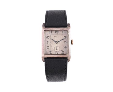 
	
		LONGINES
		A SILVER WRISTWATCH, CIRCA 1926
		Movement: Manual wind
		Case: Silver case, snap case back, import mark for 