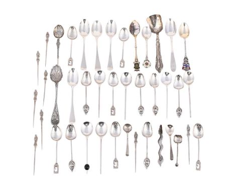 
	
		A COLLECTION OF SILVER FLATWARE
		To include: four Hanoverian pattern tea spoons by Holland, Aldwinckle &amp; Slater, Lo