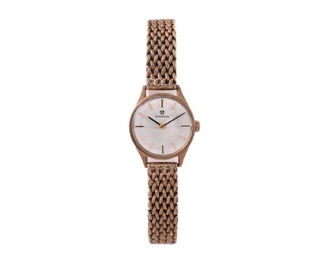 
	
		OMEGA
		A LADY&#39;S 9 CARAT GOLD BRACELET WATCH, NO. 5115499 282163, CIRCA 1964
		Movement: Cal. 620, manual wind, 17 j