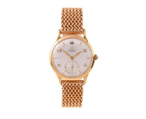 
	
		OMEGA
		A 9 CARAT GOLD BRACELET WATCH, NO. 183969, CIRCA 1948
		Movement: Bumper automatic, 17 jewels
		Case: 9 carat go