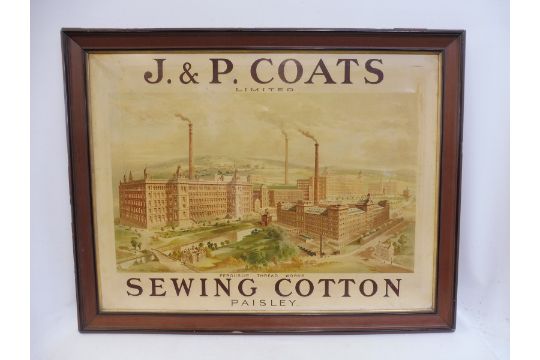 A rare J & P Coats Limited of Paisley sewing cotton pictorial ...