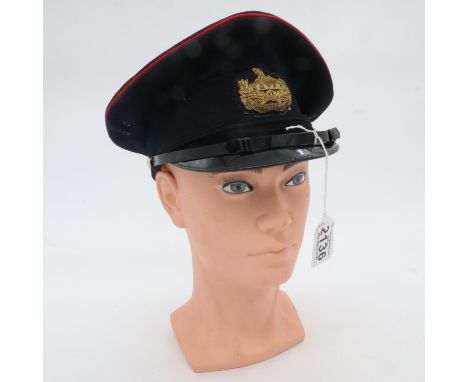 Gloucestershire Regiment Officers Cap Complete with the front and rear badges. Worn as a Battle honour from when the Regiment