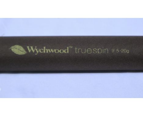 Witchwood Truespin fishing rod in case, appears unused, L: 9' 6". UK P&amp;P Group 1 (£16+VAT for the first lot and £2+VAT fo