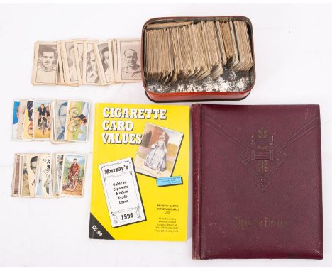 Military interest an album of cigarette cards, Allied Army Leaders by Wills 19, Colonial & Indian Army Badges by Players 24, 