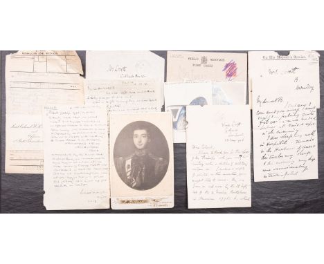 Of World War I and Armistice interest.An Armistice telegram announcing the end of hostilities to the Officer in charge of Wir