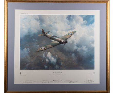 *Frank Wootton (British, 1914-1998) -The First for the Few - A limited edition reproduction print -44.5 x 61cm -Signed in pen