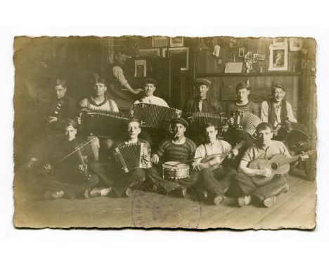 An album containing approximately 70 postcards, belonging to William Albert Buckley, relating to German prisoner of war camps