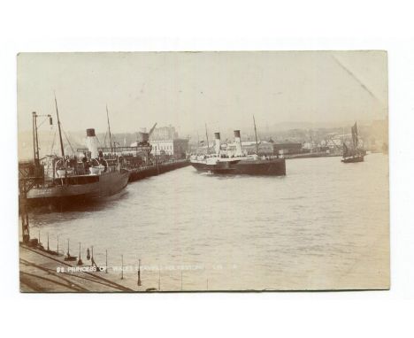 Two albums containing approximately 220 postcards of pleasure steamers, including south coast and Cross Channel, including PS