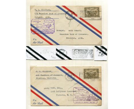 A collection of Canada stamps in eight albums and two stock books, mint and used, from 1859 to 5 cents used, large and small 