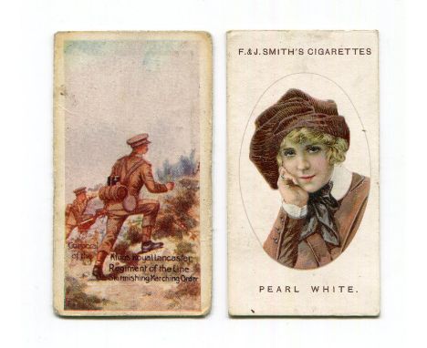 A collection of cigarette cards in an album, the majority odds or part-sets, including 1 Hills 'Types of the British Army' (V