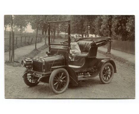 SWIFT. A collection of 59 postcards, photographs and reprints of Swift motorcars, including a colour advertising postcard for
