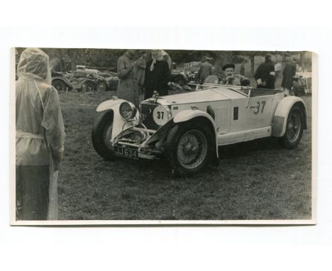 INVICTA. A group of 13 postcards and photographs of Invicta motorcars, including a photograph of Raymond Mays' white Invicta.