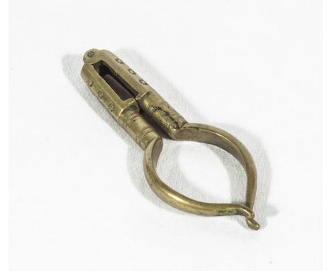 A Queen Anne brass nut cracker