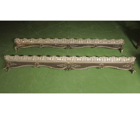 A pair of mid Victorian gilded pelmets. Provenance part of Dunlop Estate