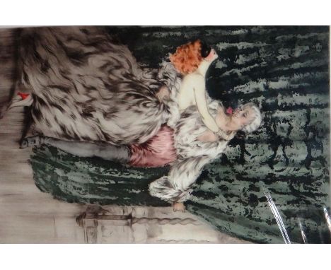 Louis Icart (1888-1950), Casanova, colour etching, signed in pencil, unframed, 54cm x 35cm. DDS
