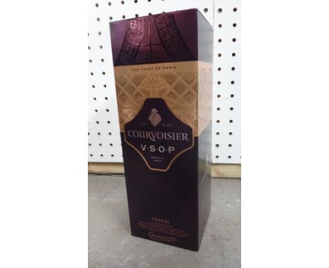 Six bottles of Courvoisier V.S.O.P. cognac, two bottles of Jim Beam 'Red Stag' whiskey, two Famous Grouse blended Scotch whis