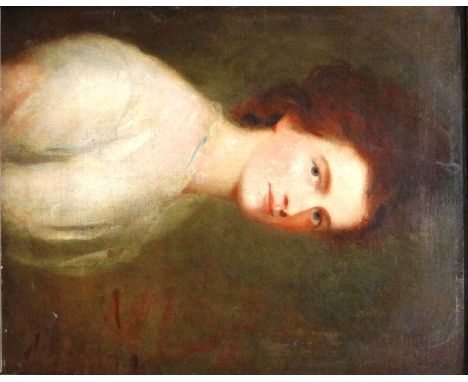 Continental School 18th/19th century), Portrait of a lady, oil on canvas, 59cm x 47cm.