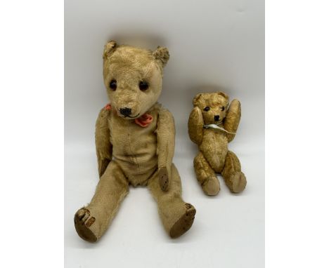 Two Vintage Teddy Bears. 
