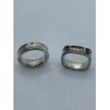 Tiffany & Co. 925 Silver 1837 Wide Band Round Ring