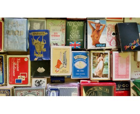 PLAYING CARDS, selection, mainly complete packs, inc. glamour, advertising, PG Tips, Corfu, RNLI, Hilton, Maple Leaf, Monte C