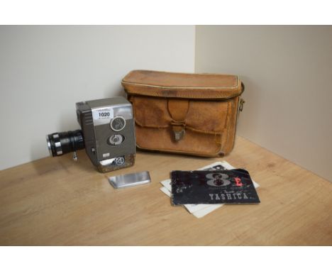 A Yashica 8-E reflex zoom movie camera