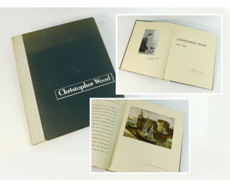 CHRISTOPHER WOOD. A first edition of 'Christopher Wood, 1901-1930'. Published in 1938 by The Redfern Gallery.  Please note th