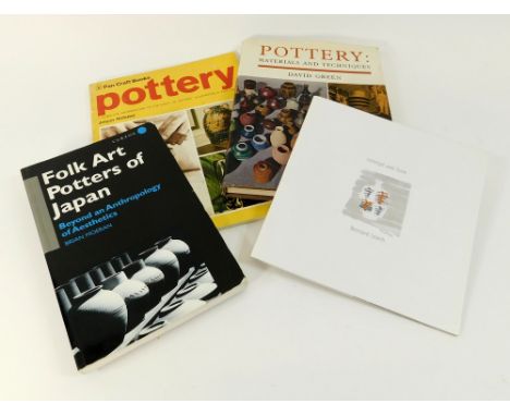 STUDIO POTTERY BOOKS. Bernard Leach exhibition catalogue 'Concept & Form' (Penlee House), 'Folk Art Potters of Japan', 'Potte