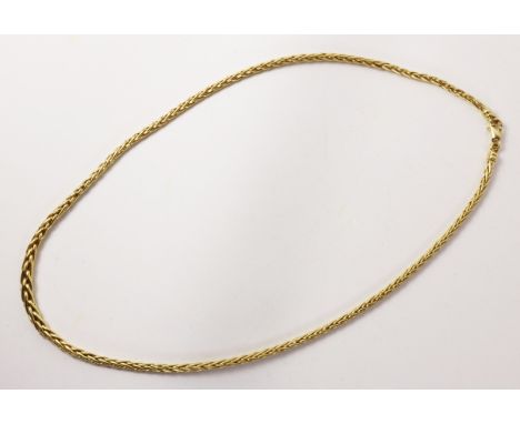 18ct gold necklace stamped 750 approx 8.6g   Condition Report   Click here for further images, condition, auction times & del