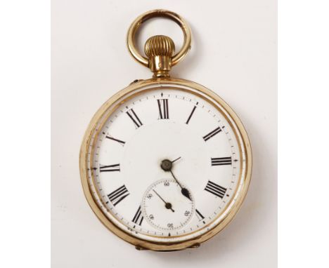 Swiss gold pocket watch stamped 14c no134435 approx 70gm   Condition Report   Click here for further images, condition, aucti